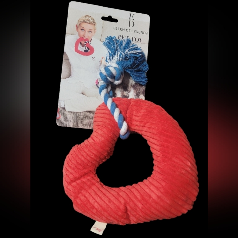 Ellen DeGeneres Red Dog Toy